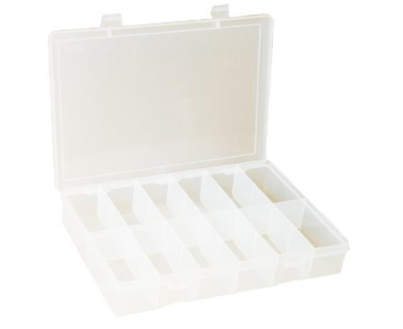 PLASTIC BOXES FOR STEEL BOX RACKS - HLP12-Clear