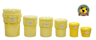 ENPAC POLY-OVERPACK® 95, 65, 30 AND 20 GALLON SALVAGE DRUMS - H1230-YE