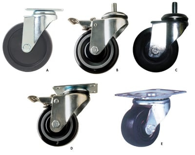 LIGHT-DUTY CASTERS - HTL-S11-03-5TPR