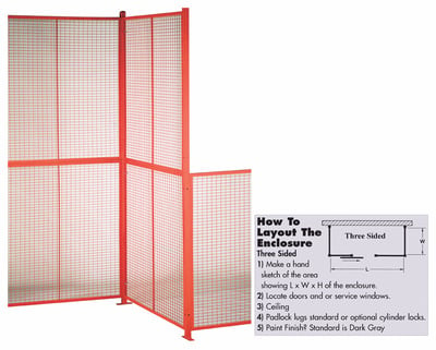HIGH SECURITY WIRE PARTITION SYSTEM - H390131-WP