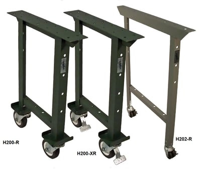 MOBILE STYLE WORK BENCH LEGS - H200-2832-166R