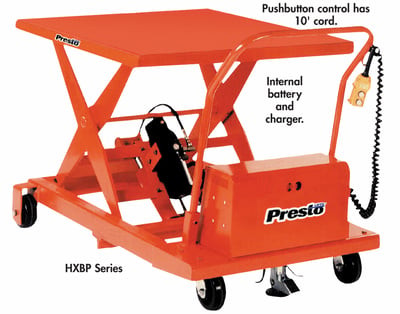 PRESTO PORTABLE ELECTRIC SCISSOR LIFTS - HXBP36-10