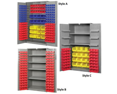 HEAVY DUTY BIN STORAGE CABINETS - HDBC36-40-96