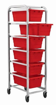 MOBILE TUB RACKS - HTR6-2516-8-R