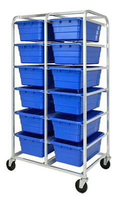 MOBILE TUB RACKS - HTR12-2516-8-B