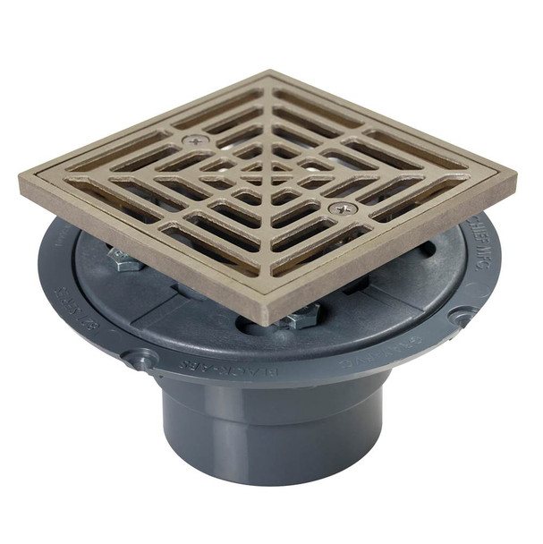 Drain Shwr Pan Pvc Orb R&s Sq