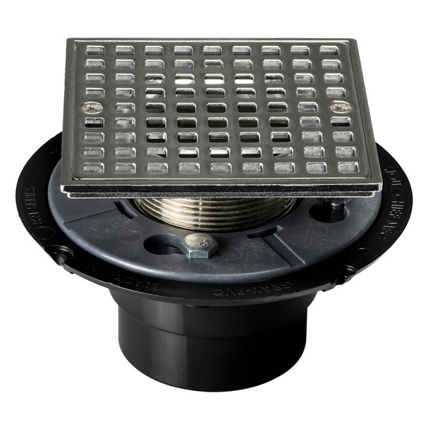 Drain Shwr Pan Abs Orb Head Sq
