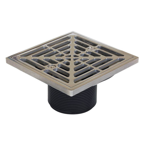 Shower Drain Head/r&s Pol-ss Rnd