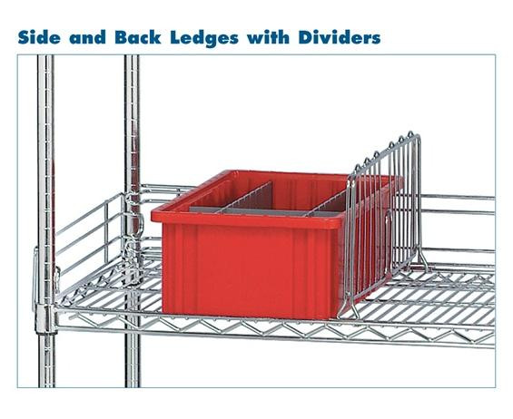 CHROME WIRE SHELVING UNIT ACCESSORIES - HDIV21