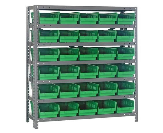 SHELF BIN UNITS -- COMPLETE PACKAGES - H1275-101-BK