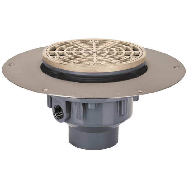 Drain Halo 2 Pvc 18ga Ss Strn