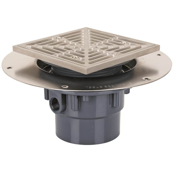 Drain Halo 3 Pvc Ss R&s Rnd