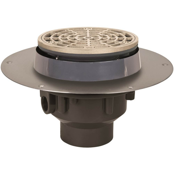 Drain Fl Halo 2 Abs Ss R&s Sqr