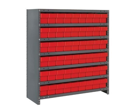 6" HIGH ECONOMY SHELF BINS - HQSB201-R