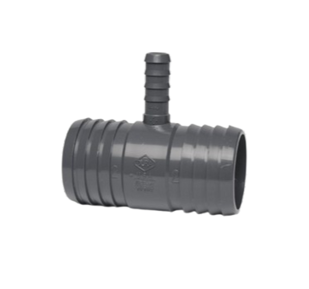 PVC Insert Reducing Tee (Insert x Insert x Reducing Insert)