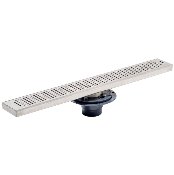 Shower Pan Drain With48 In Linear Head - Tray For Tile Insert