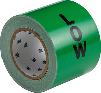 Brady 55371 Self-Adhesive Pipe Marker - Vinyl - Black on Green - B-946