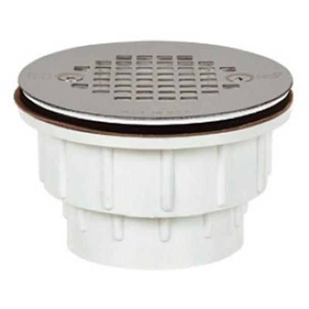 Drain Shwr Combo Pvc Ss Strn Snap