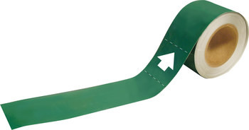 Brady Pipe Markers-To-Go 20484 Self-Adhesive Pipe Marker - Plastic - Green - B-736