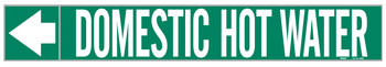 Brady Pipe Markers-To-Go 108899 Self-Adhesive Pipe Marker - Vinyl - White on Green - B-946 - 67131
