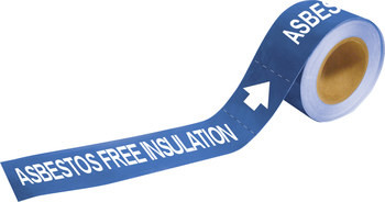 Brady Pipe Markers-To-Go 73862 Self-Adhesive Pipe Marker - Plastic - Blue - B-736