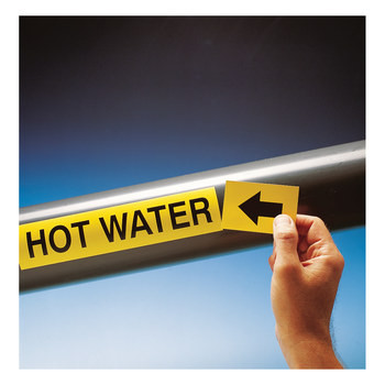 Brady Pipe Markers-To-Go 73907 Self-Adhesive Pipe Marker - Plastic - Green - B-736