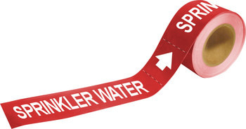 Brady Pipe Markers-To-Go 73928 Self-Adhesive Pipe Marker - Plastic - Red - B-736