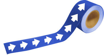 Brady Pipe Markers-To-Go 73950 Self-Adhesive Pipe Marker - Plastic - Blue - B-736