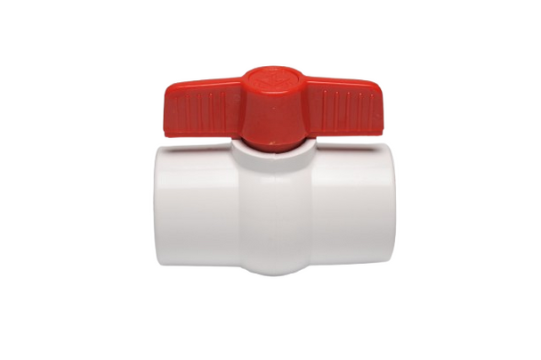 PVC Compact Ball Valve SxS - White