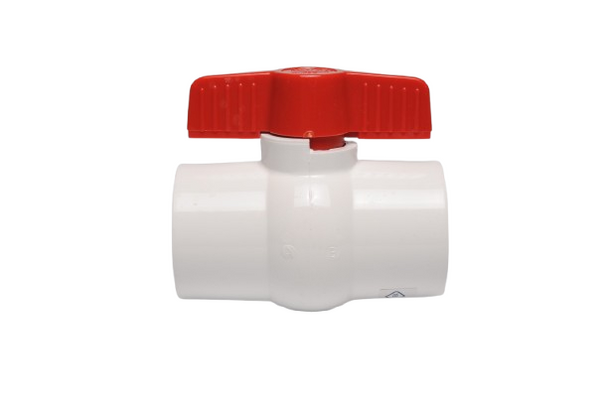 PVC Compact Ball Valve TxT - White