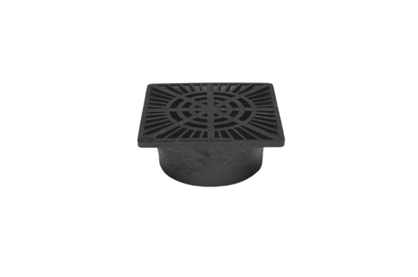 Square Grate - Black