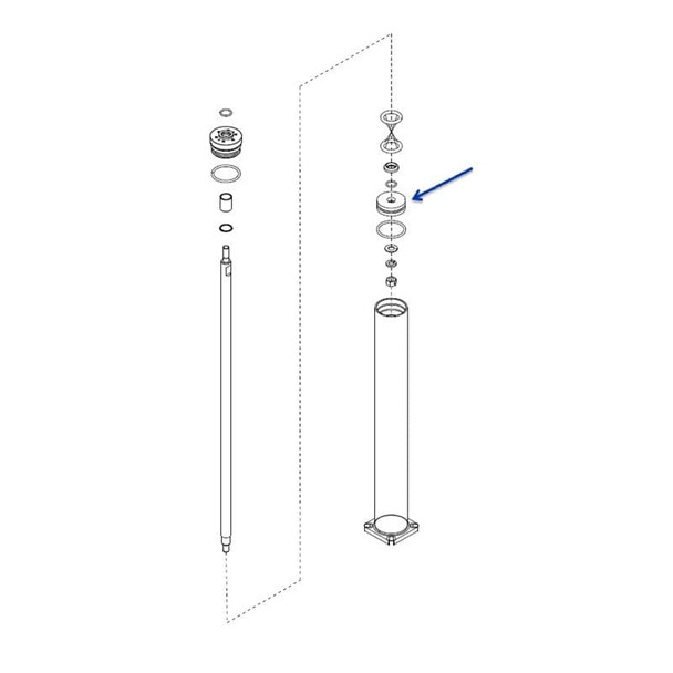 Graco 183943 Piston For D200 Air Powered Ram