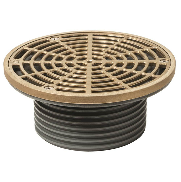Finish Head Di 4 Drain 6nb R&s Rnd-v