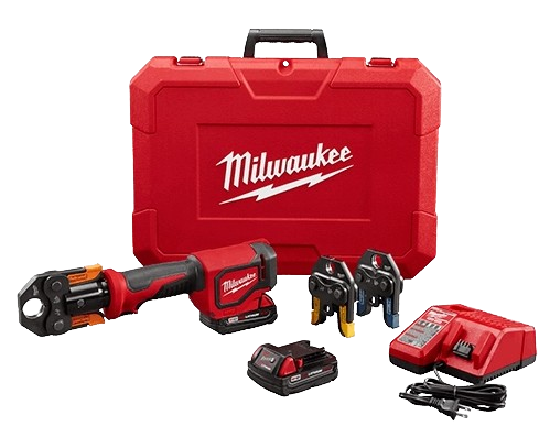 Milwaukee 2674-22P Short Throw Press Tool Kit w/ Viega PureFlow Jaws