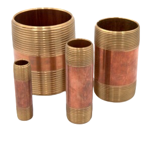 Lead-Free Brass Schedule 40 Pipe Nipples