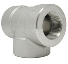 304/L Stainless Steel 3000# Tee - Threaded