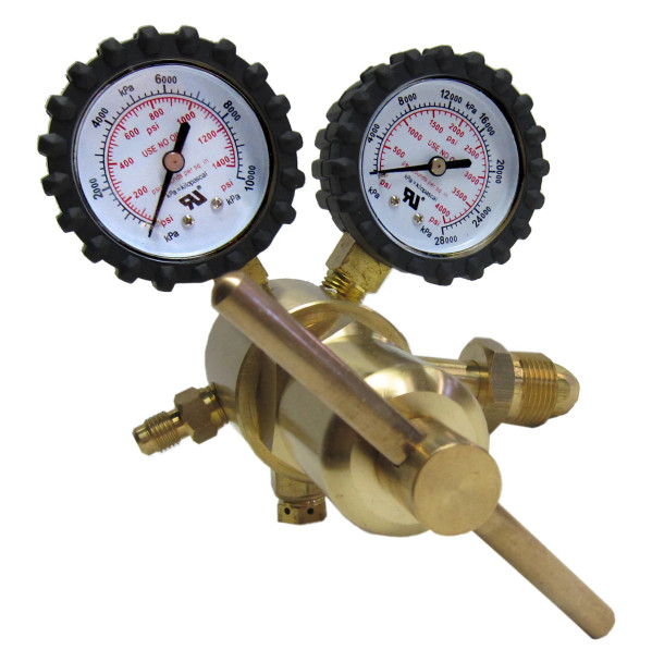 850 PSI Nitrogen Regulator CGA 580 1/4" Flare