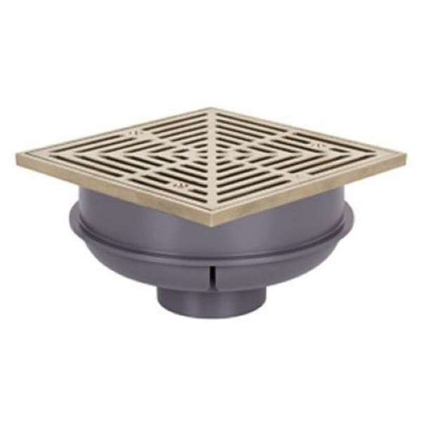 Drain Quad Abs 2 Nb R&s Sq