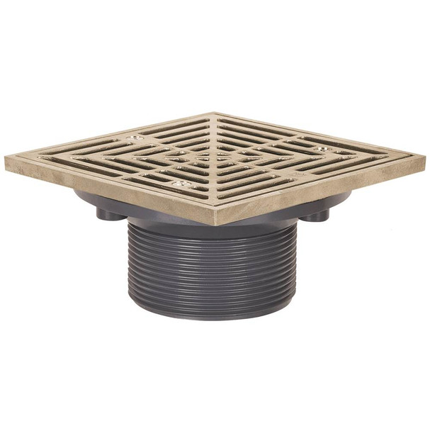 Adj Floor Drain 3 Abs 5nb R&s Sq L/a