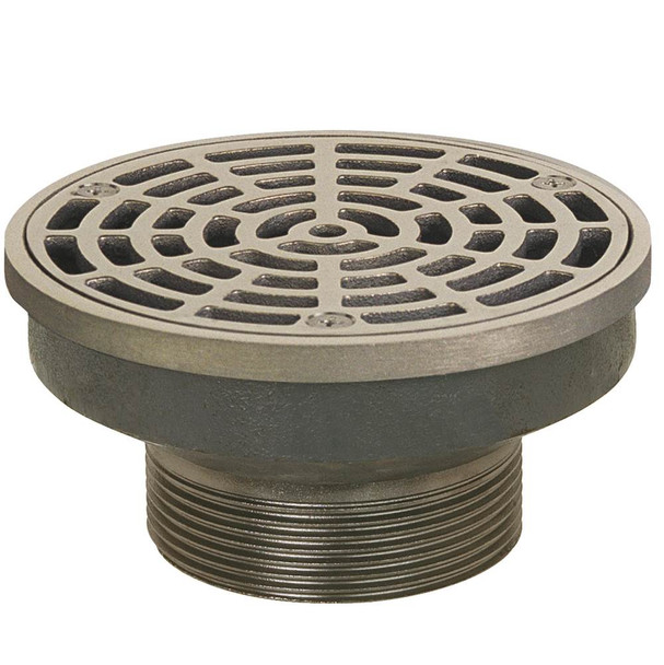 Adj Floor Drain 4 Ci 6nb R&s Rnd L/a
