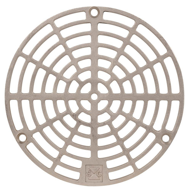 Strainer Ss304 6-1/8" Dia Rnd With Screws