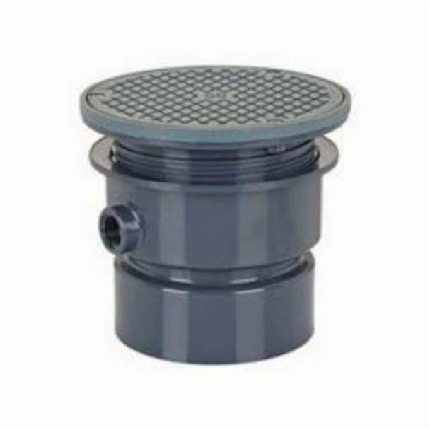 Adj Floor Cleanout 3 Pvc 6ci R&c Rnd L/a