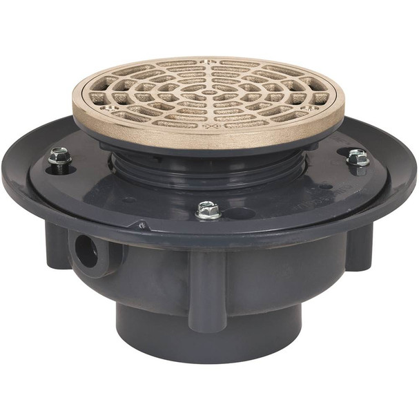 Adj Flashing Drain 2 Pvc 5nb R&s Rnd