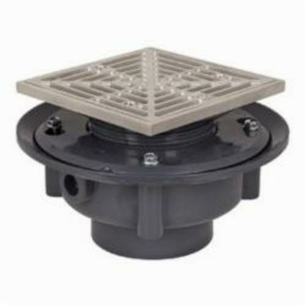 Adj Flashing Drain 3 Pvc 5ss R&s Sq
