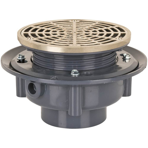 Adj Flashing Drain 3 Pvc 6nb R&s Rnd
