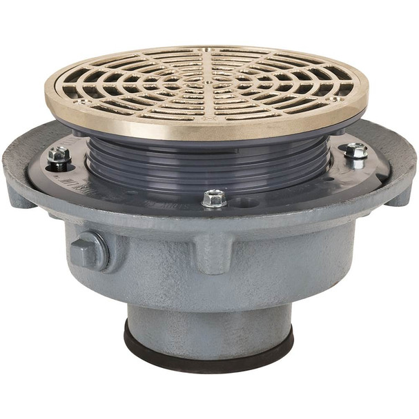 Adj Flashing Drain 3 Pj 6nb R&s Rnd