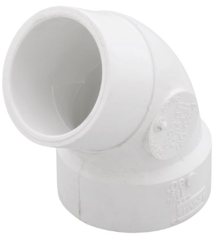 PVC DWV 60 Degree Street Elbow (H x S)