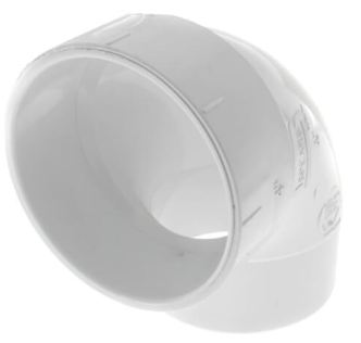PVC DWV 90 Degree P-Trap Elbow (H x S)