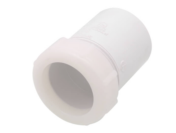 1-1/2" PVC DWV Tail Piece Adapter w/ Plastic Nut