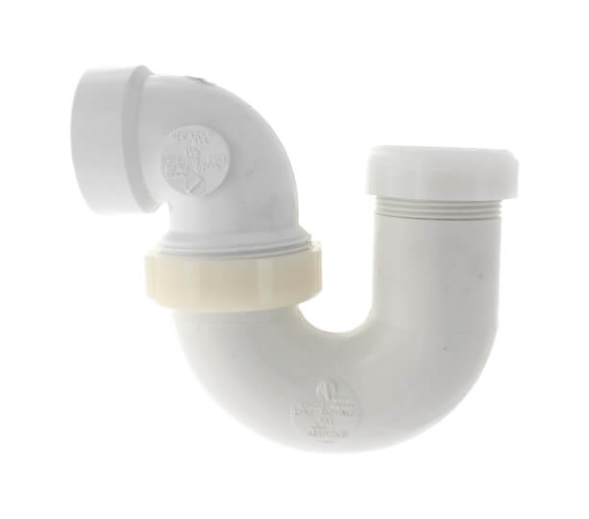 PVC DWV L.A. P-Trap w/ Plastic Nut